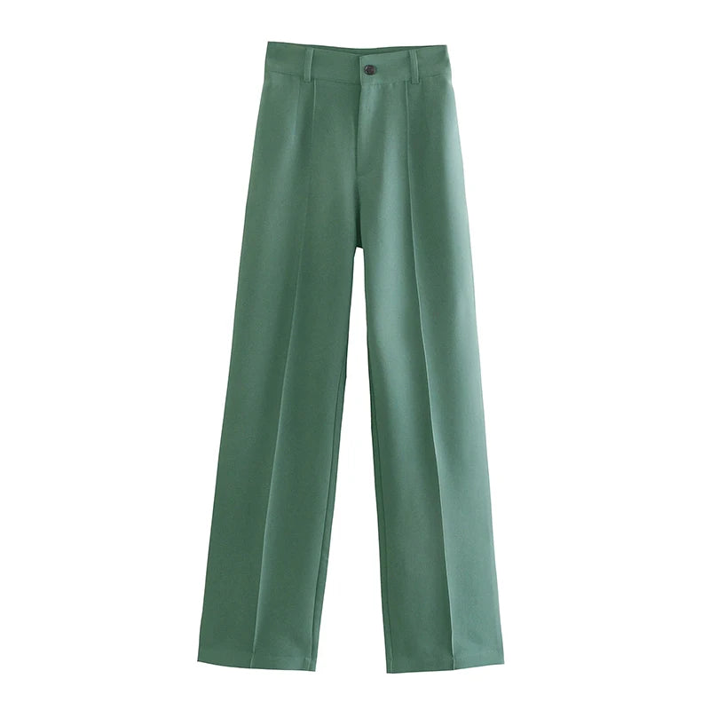 Women Office Straight Pants