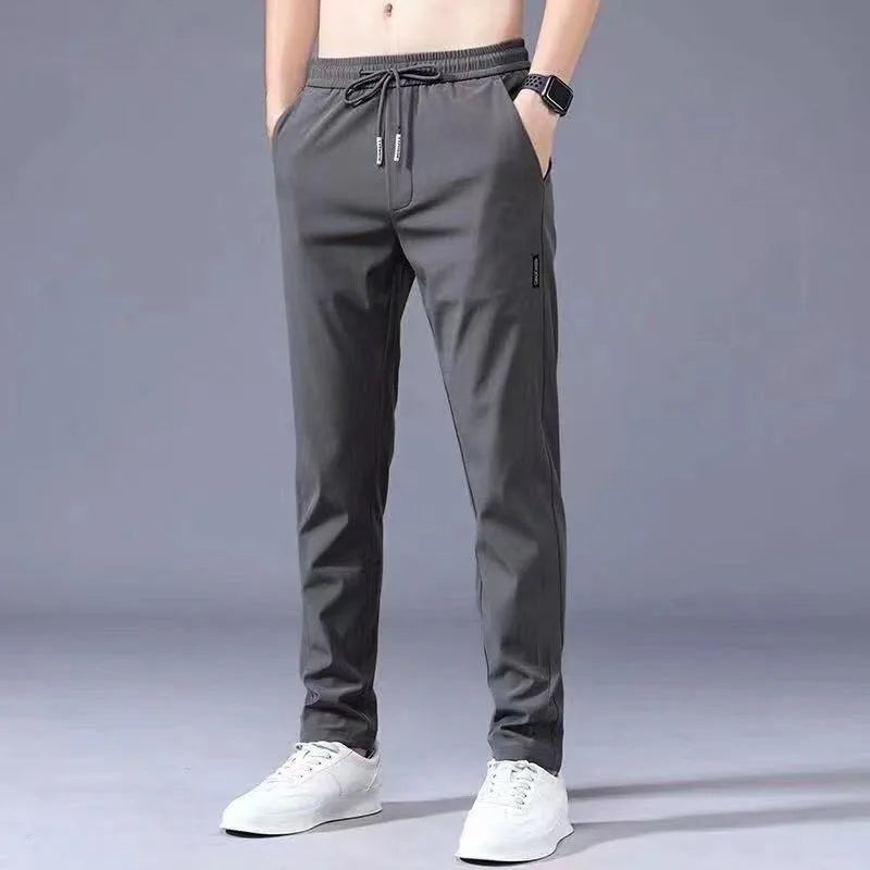 Men’s Loose Straight-Leg Casual Pants