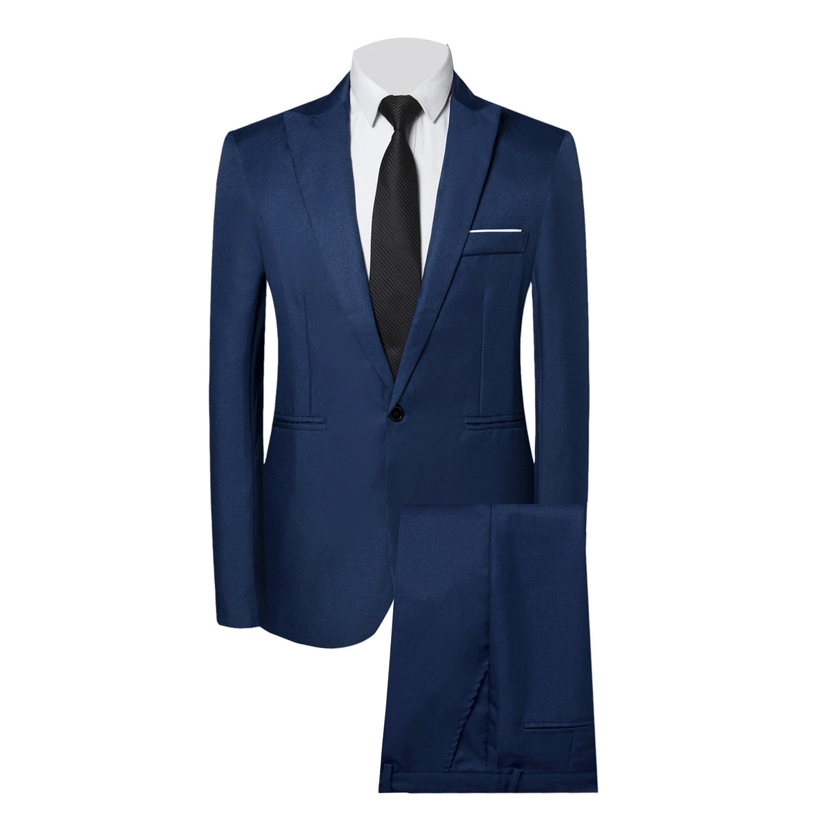Men Slim Fit Tailored Business Suit