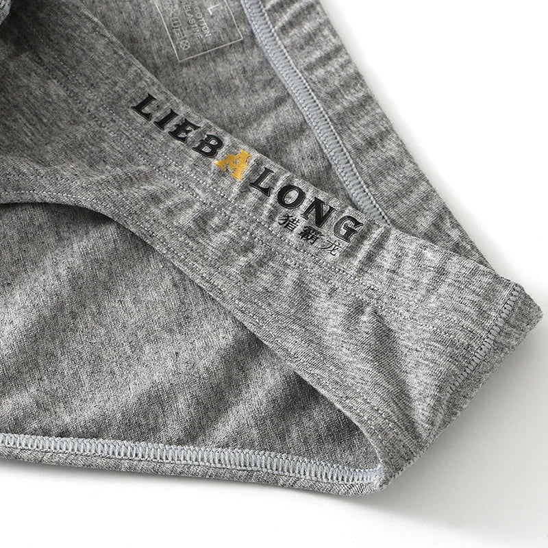 Men's Sexy Cotton Briefs – Seamless Low Rise