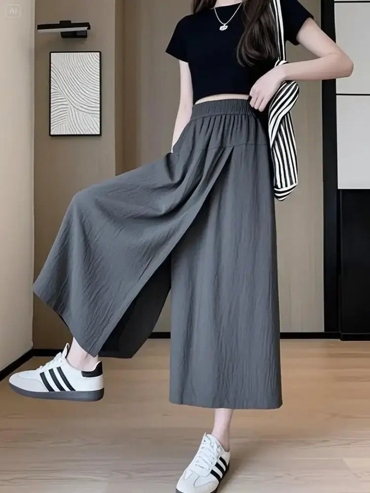 Women Vintage Mesh Tulle Long Skirt