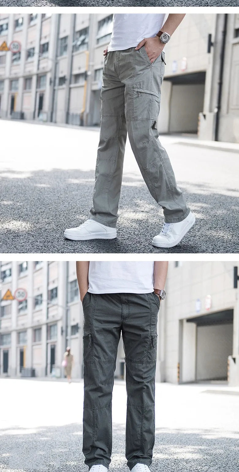 Men’s Loose Straight Cargo Pants
