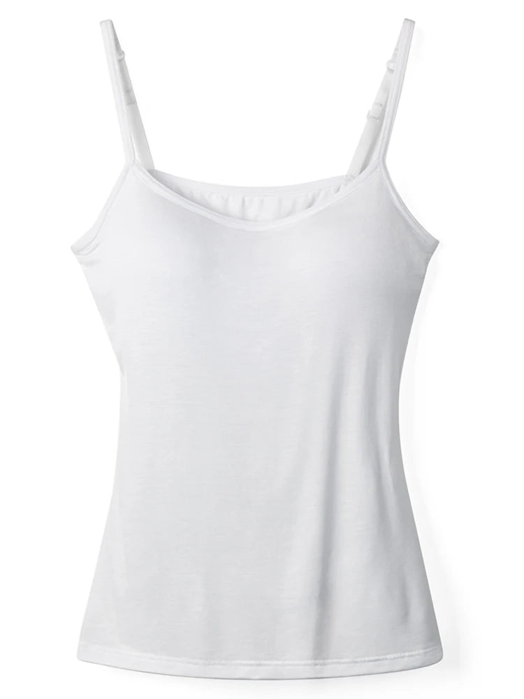 Breathable Yoga Camisole with Chest Pad
