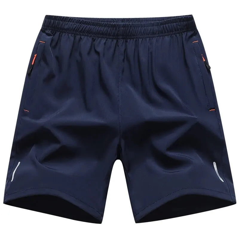 Summer Sports Shorts Men Plus Size Elastic Waist Breathable