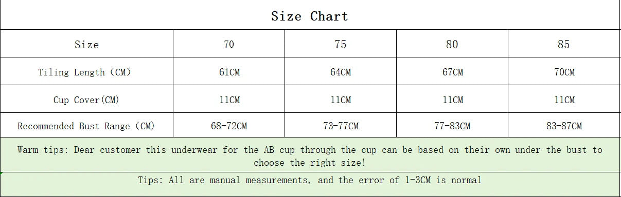 Women Lolita Push Up Bra Set