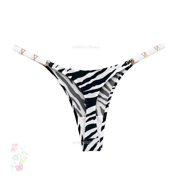 Women Breathable Lace Tangas