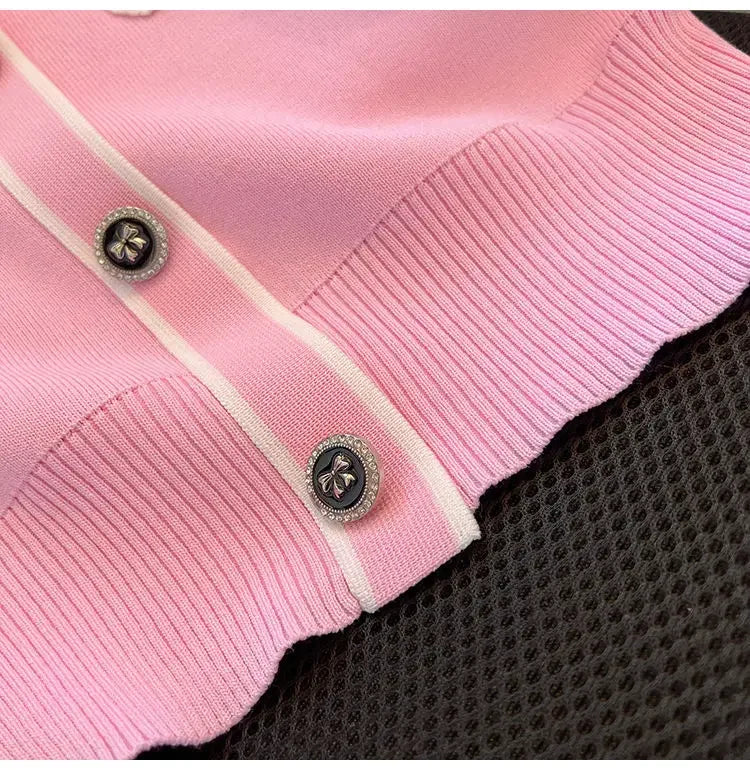 Women Square Neck Knit T-Shirt