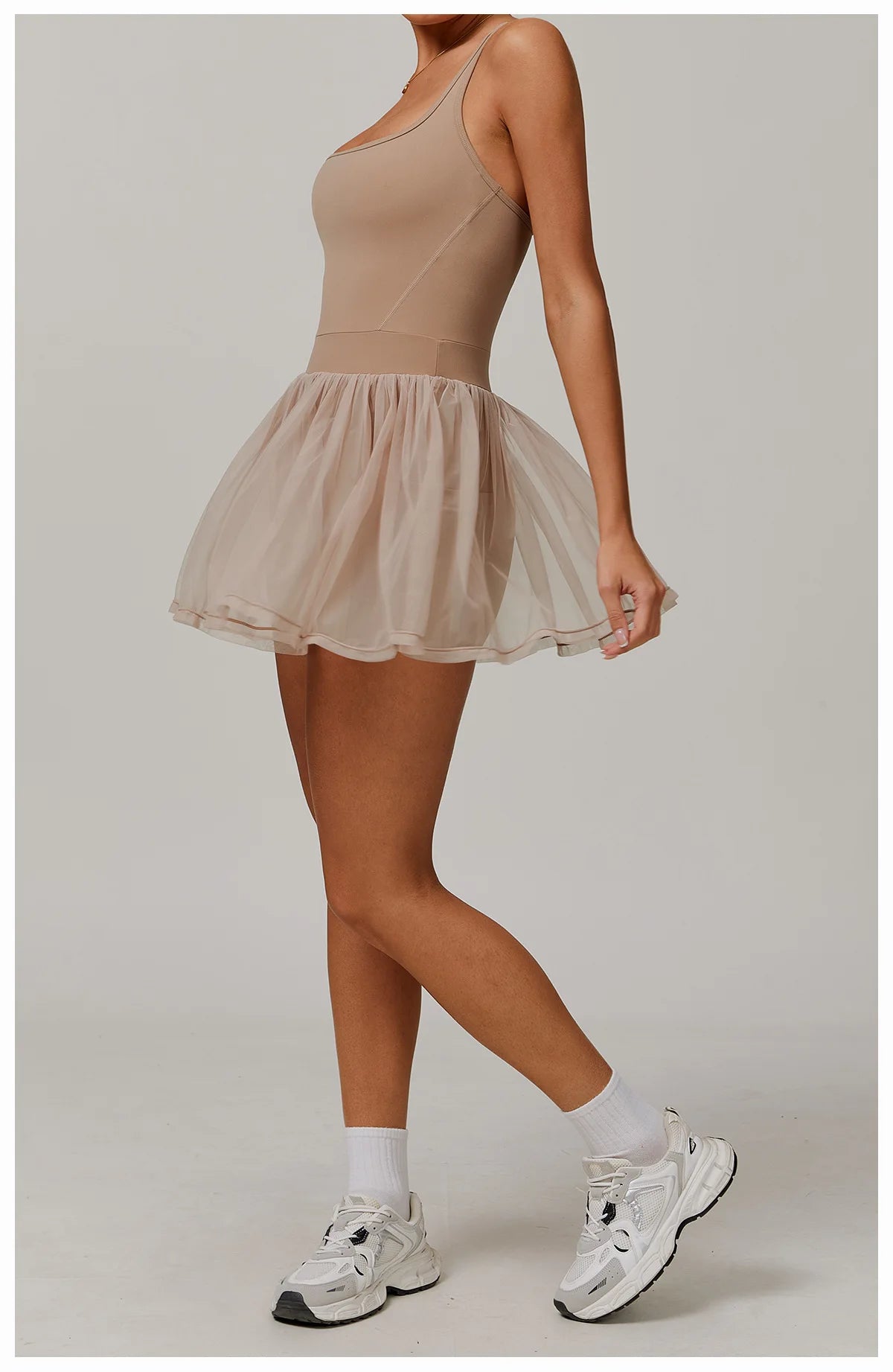 Women Mesh Breathable Tennis Skirt