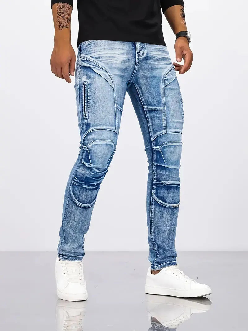 Men Small Leg Slim Jeans