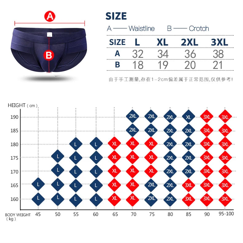 Men's Modal Briefs – Low Waist Sport Pocket