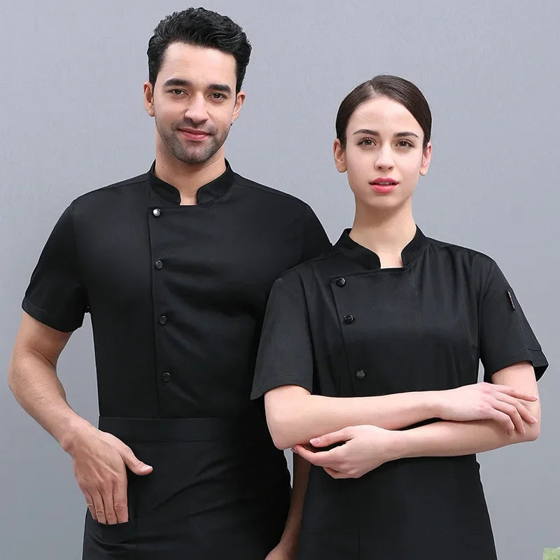 Plus Size Chef's Suit – Unisex Summer Kitchen Wear