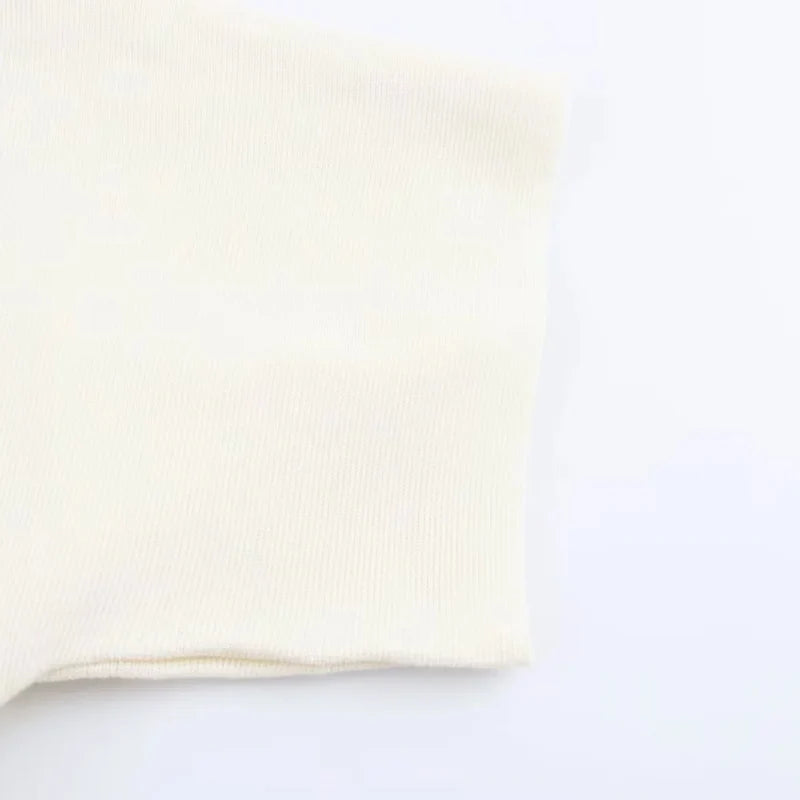 Elegant Knitted Short Sleeve Jacket