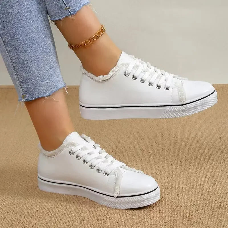 Women Canvas Shoes Low Cut Fashion Sneakers
