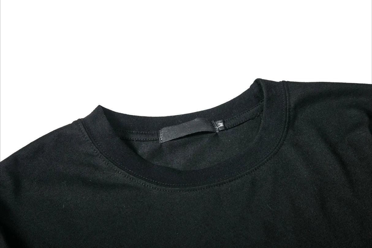 Men Long Hem Streetwear Tee