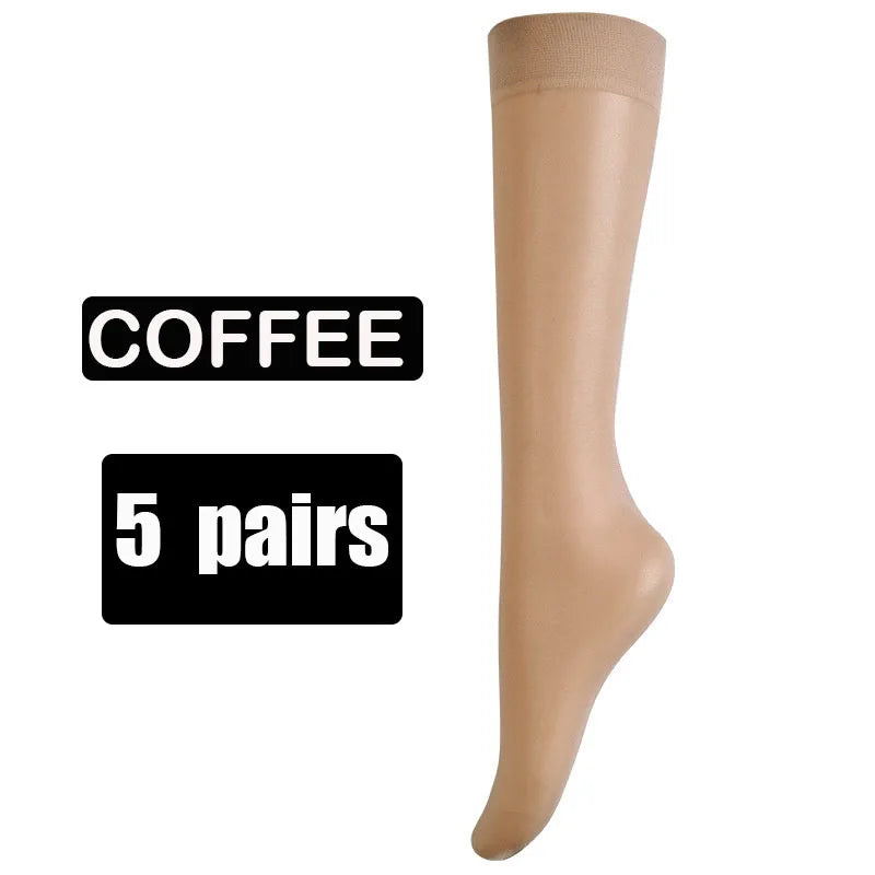 Women Nylon Knee Socks