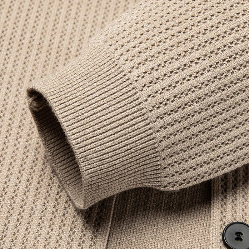 Men V-Neck Cardigan Sweater