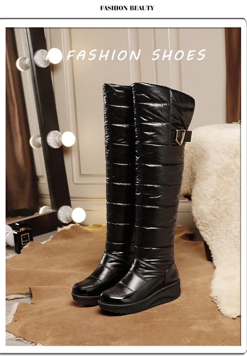 Women Wedge Boots – 2025 Winter