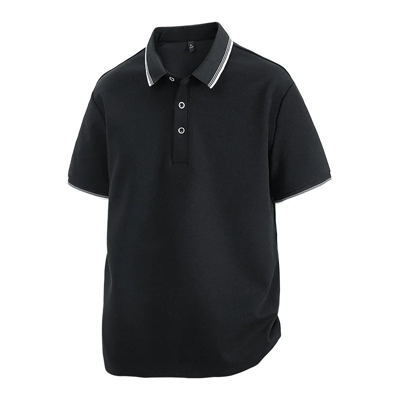 Men Oversize Cotton Golf Polo Shirt