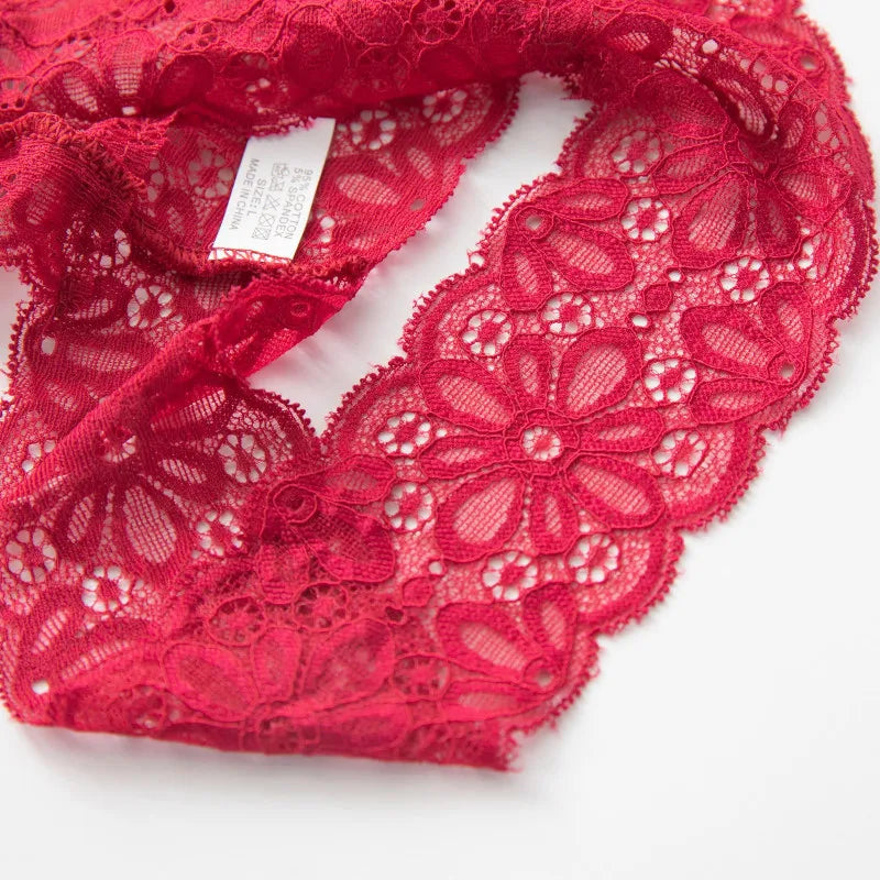 Women Rhinestone Thong Panties