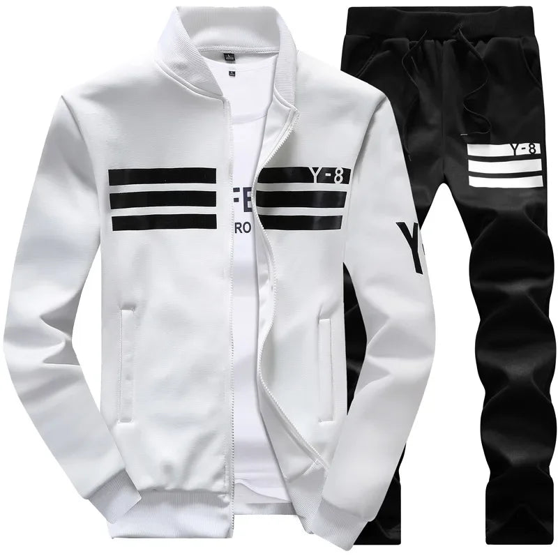 Men’s Plus Size Sporting Tracksuit Set