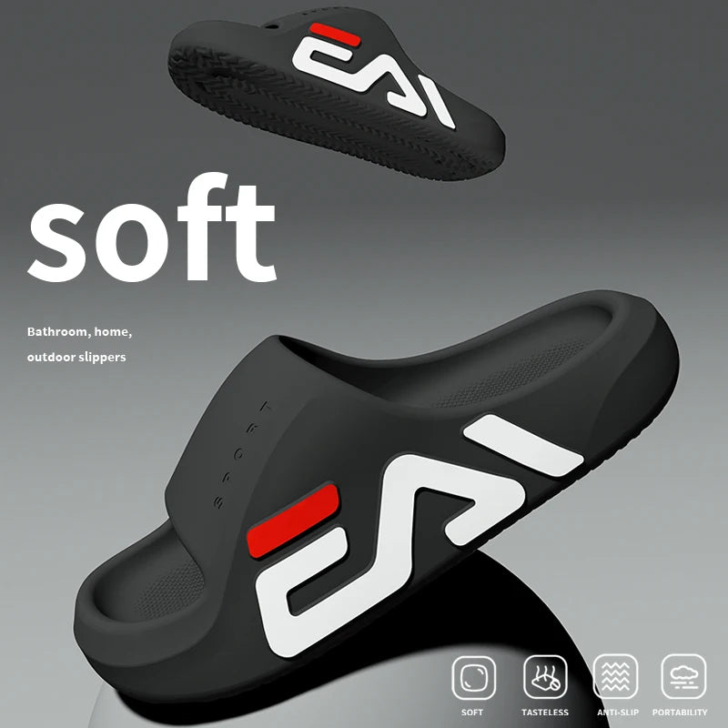 Men Extra Thick Air Cushion Summer Slides