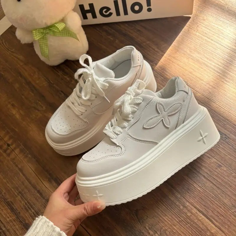 Women Sneakers Casual Thick Sole Platform Shoes