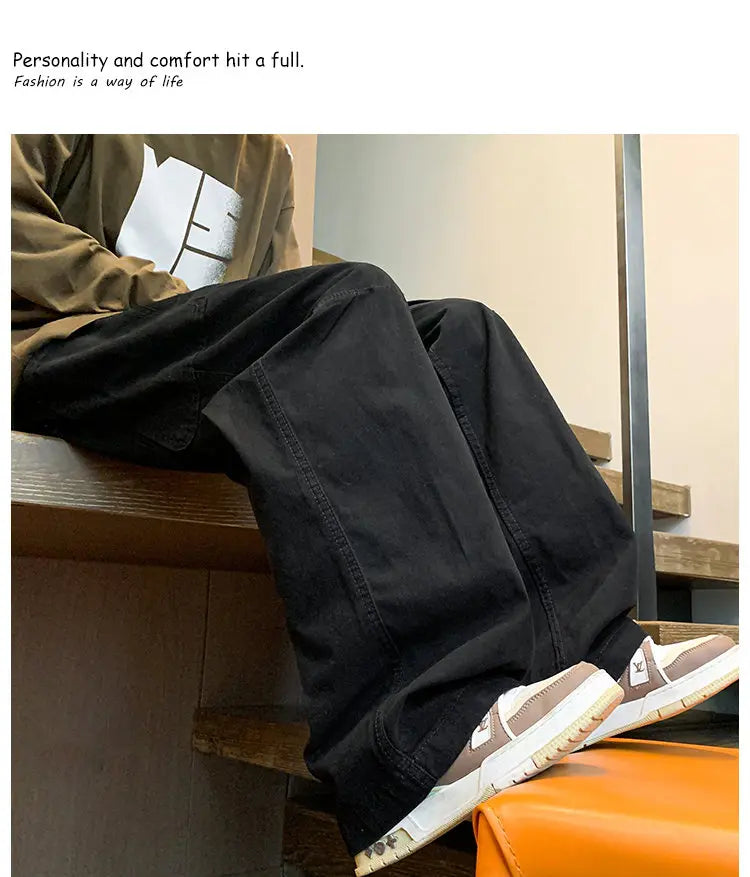 Men’s Oversized Streetwear Cargo Pants
