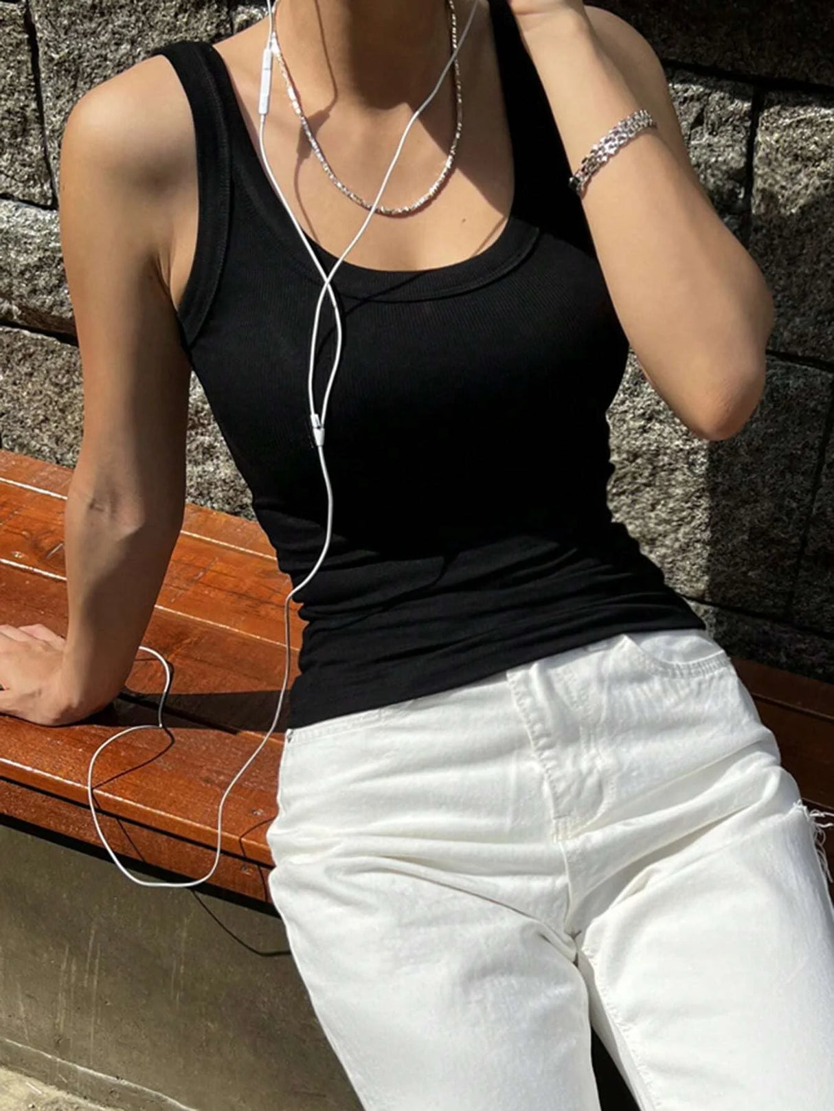 Knitted Sexy Summer Camisole Tank Top