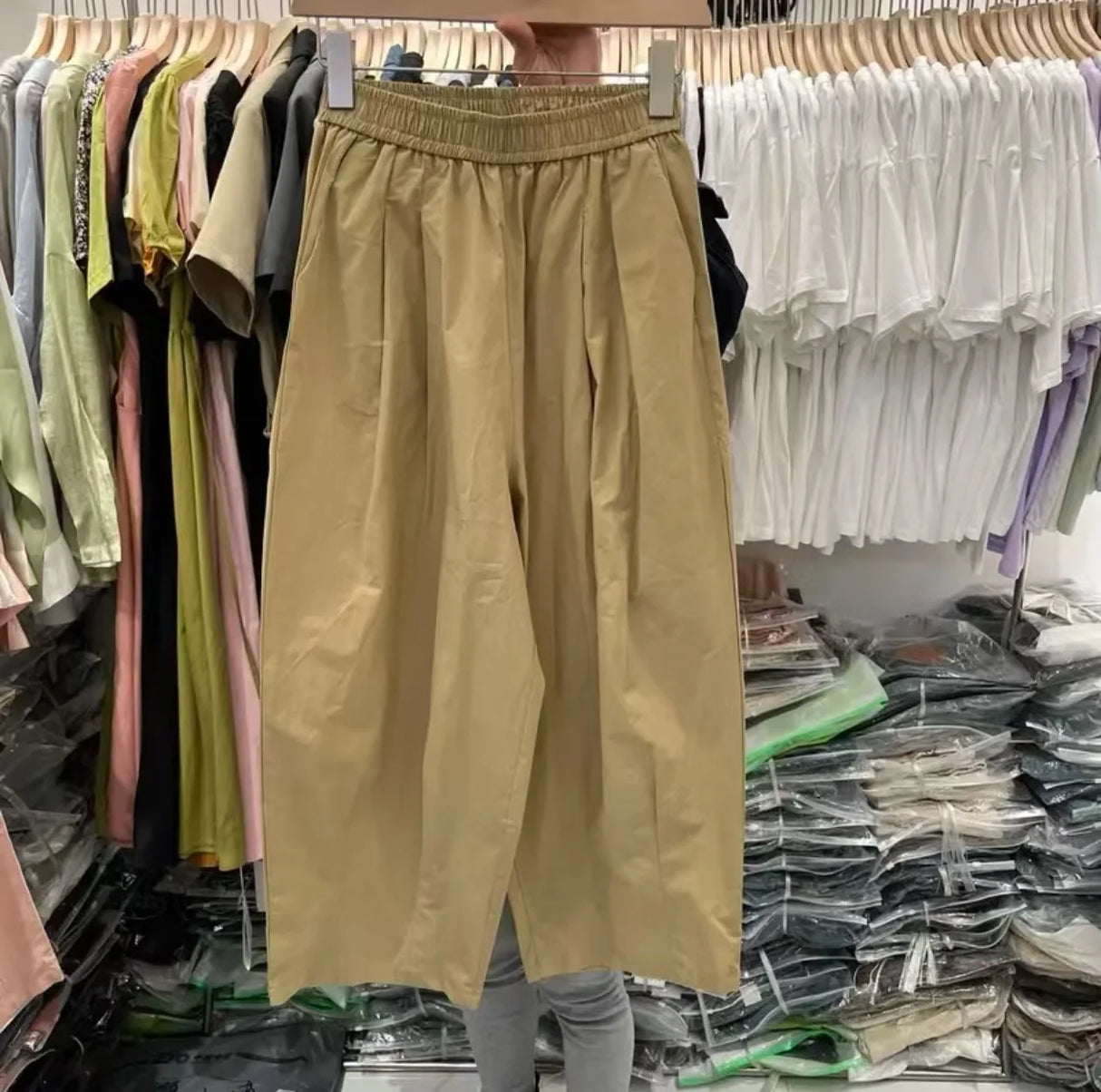 Women’s Plus Size Wide-Leg Pants