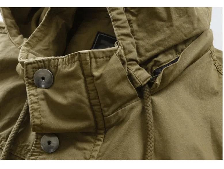 Men’s Windbreaker Trench Jacket