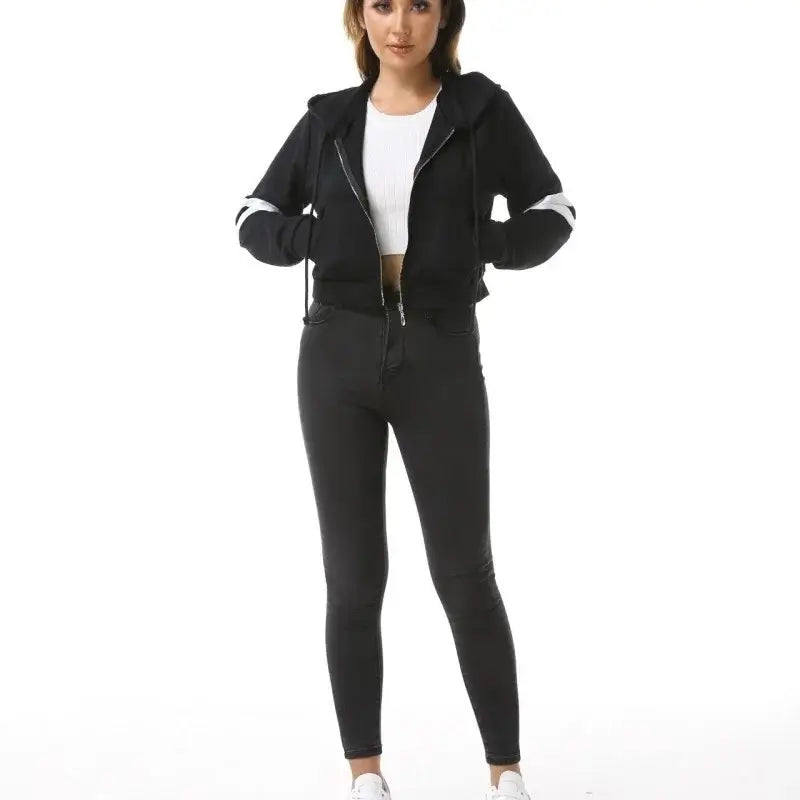 Women Quick Dry Zipper Fitness Jacket