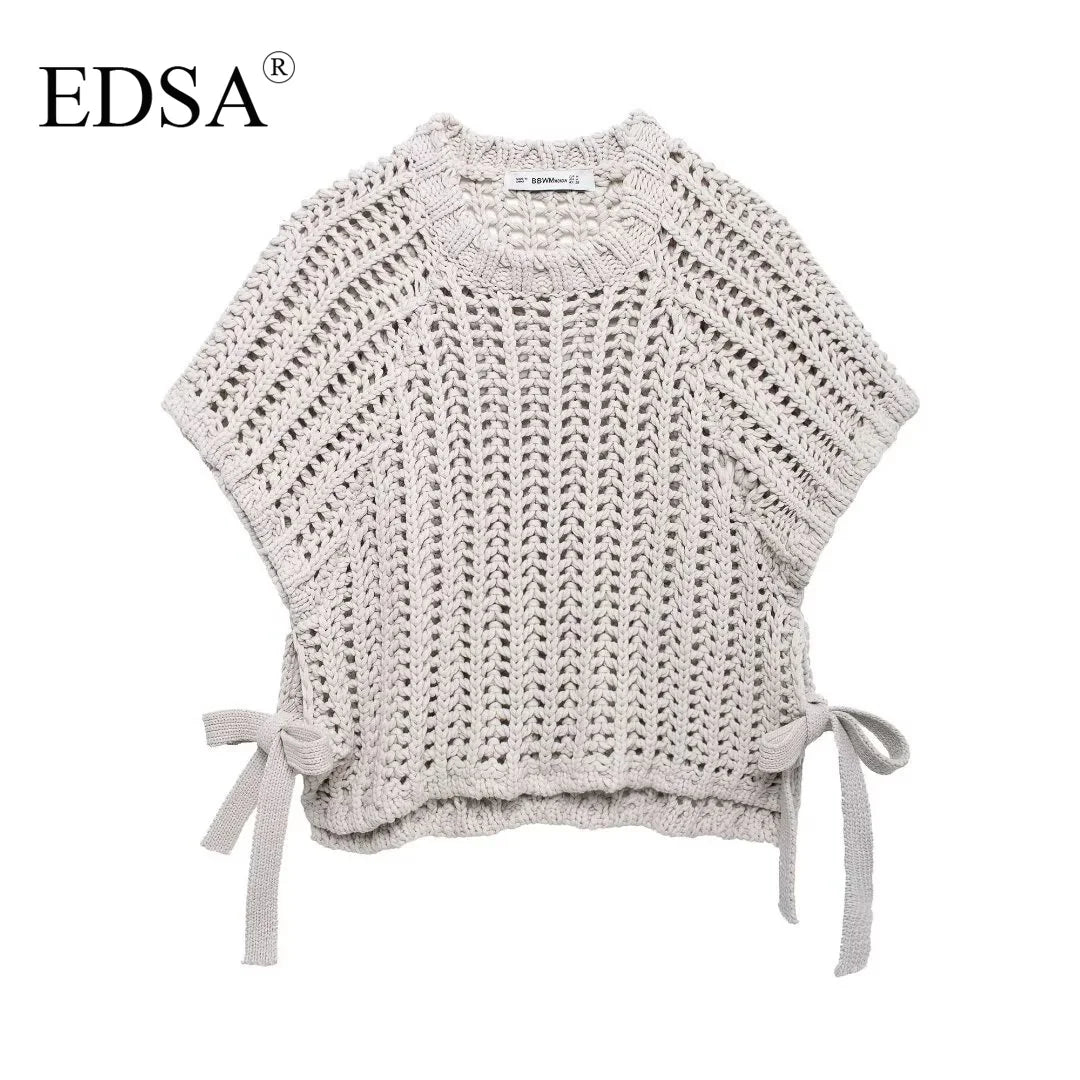 Women's Chunky Knit Cropped Sweater