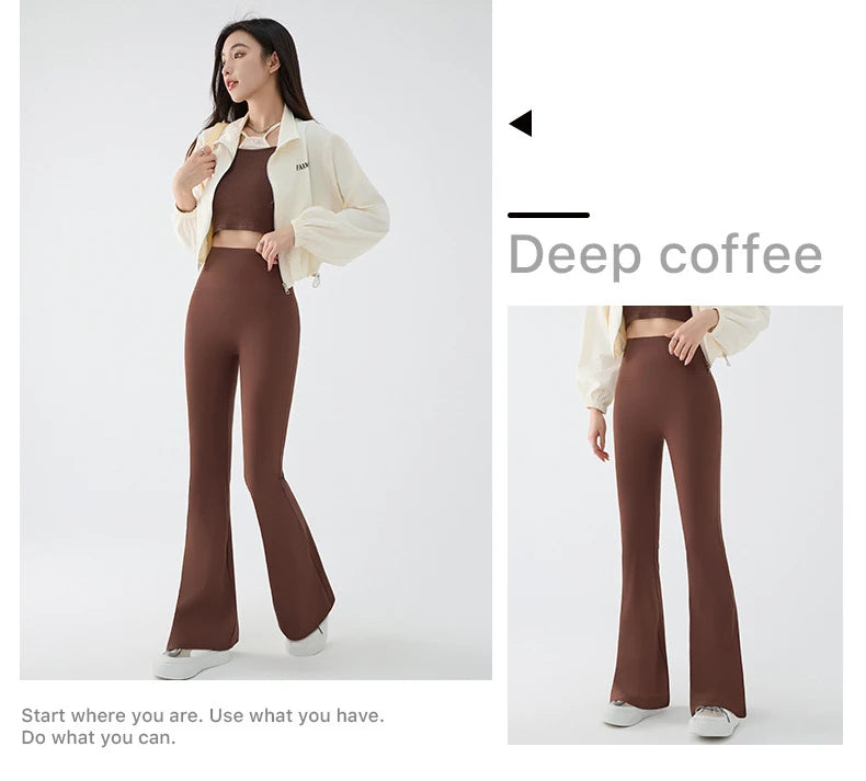 Women Flared Shark Leggings