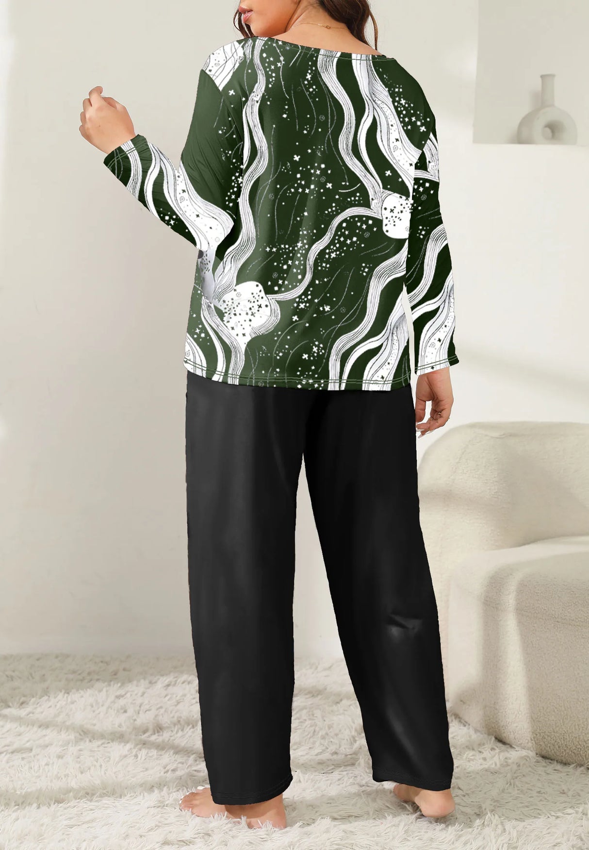 Women's Plus Size Pajama Top – Casual Comfort