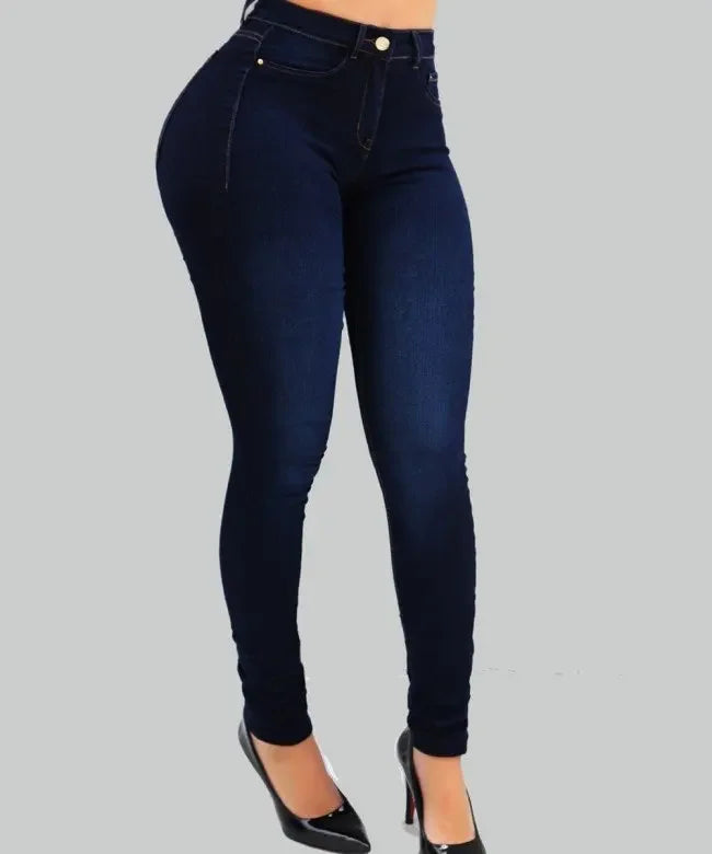 Women High Waist Pure Denim Jeans