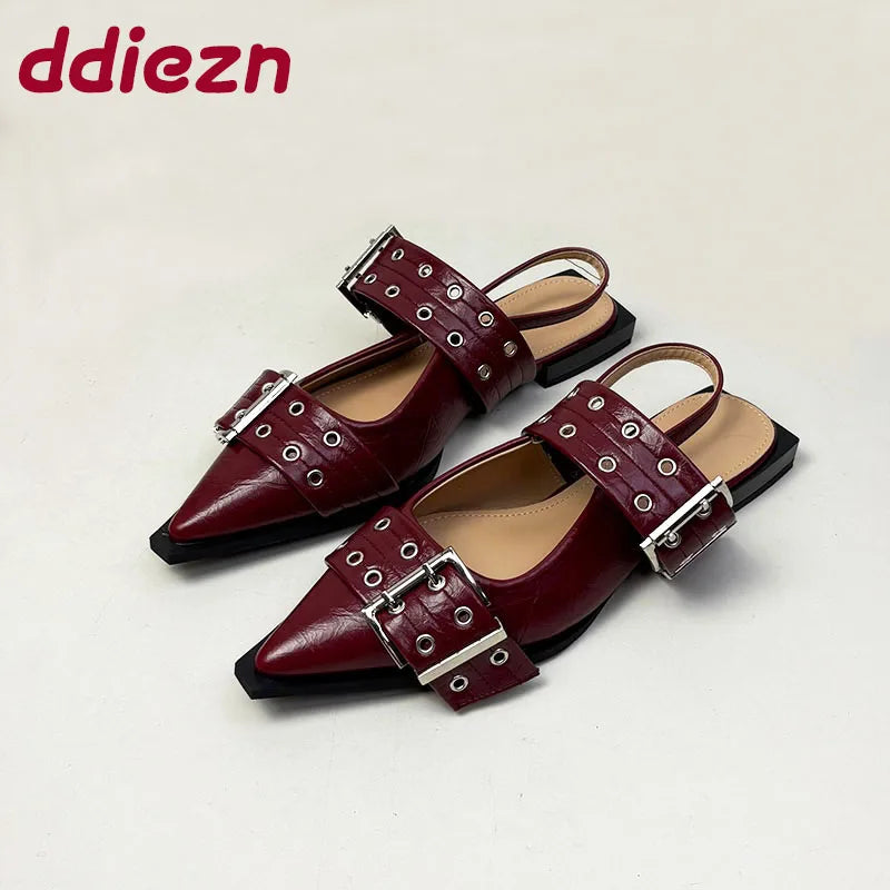 Women’s Designer Pointed Toe Slingback Flats