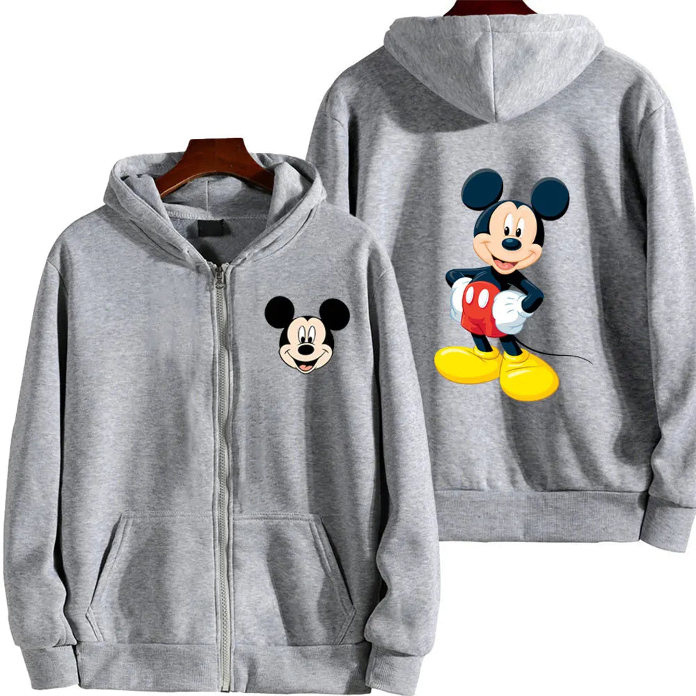Oversized Mickey Zip Hoodie