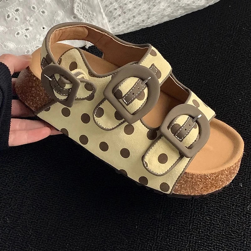 Women Platform Flat Sandals Summer Slides