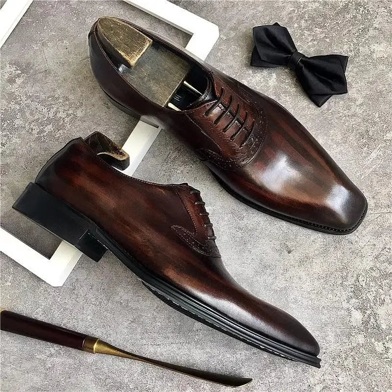 Men Formal Leather Oxford Shoes