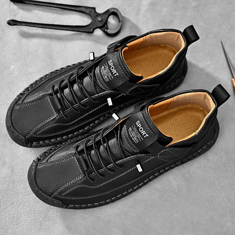Men Handmade Leather Casual Loafers