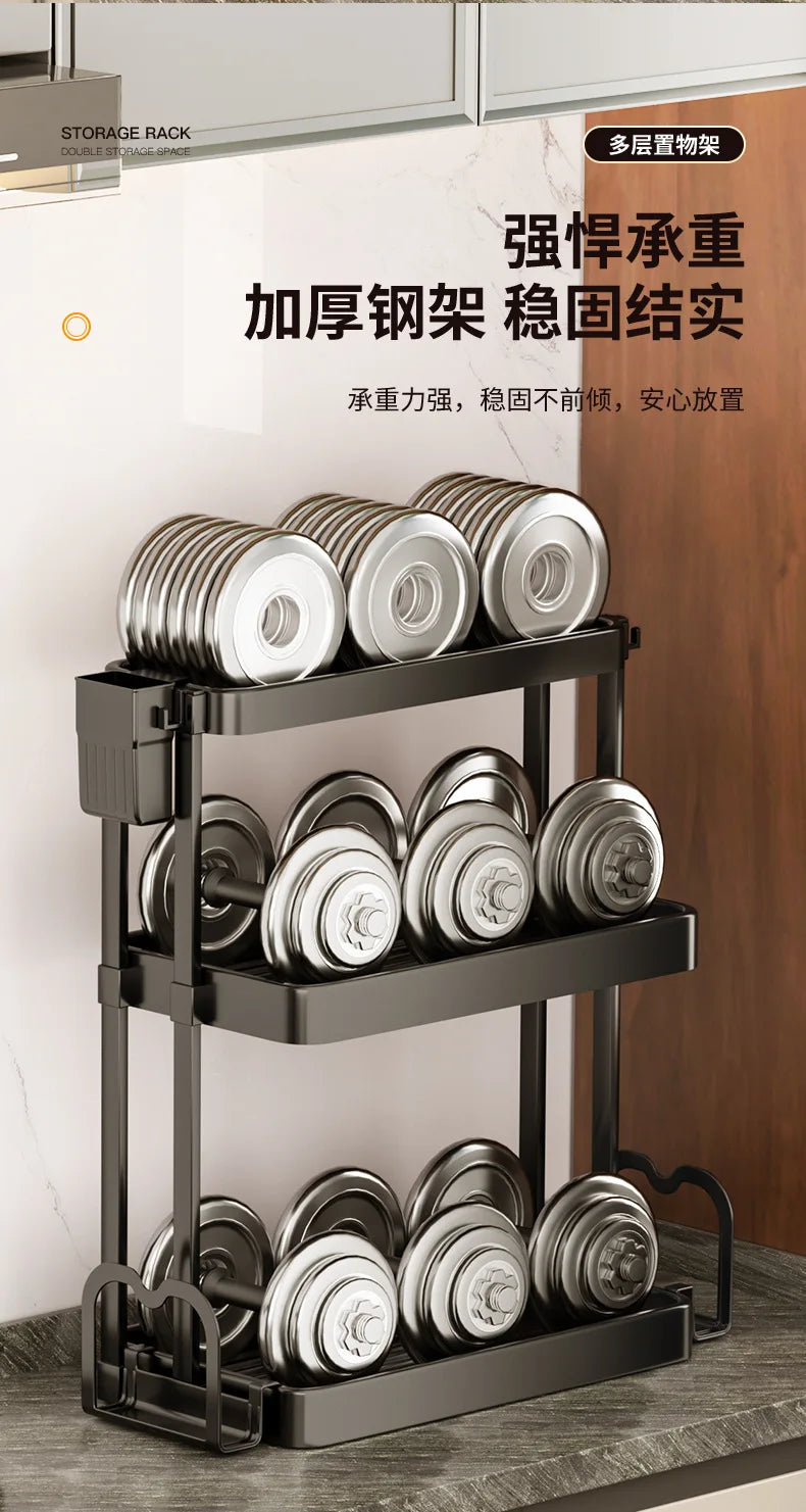 Multi-Purpose Kitchen Spice Organizer Rack