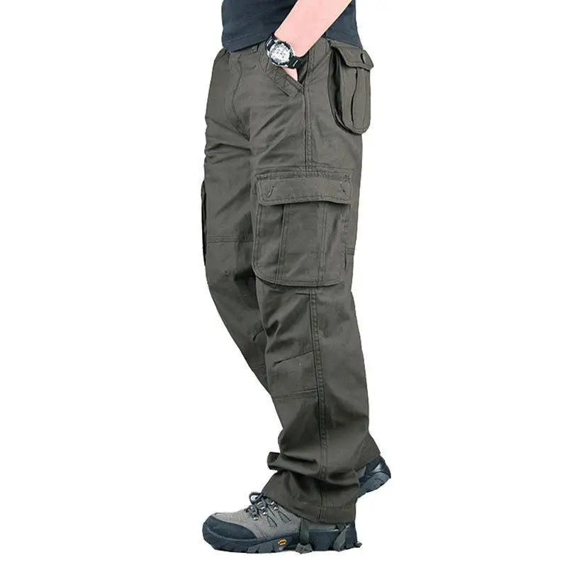 Men Straight Leg Cargo Pants