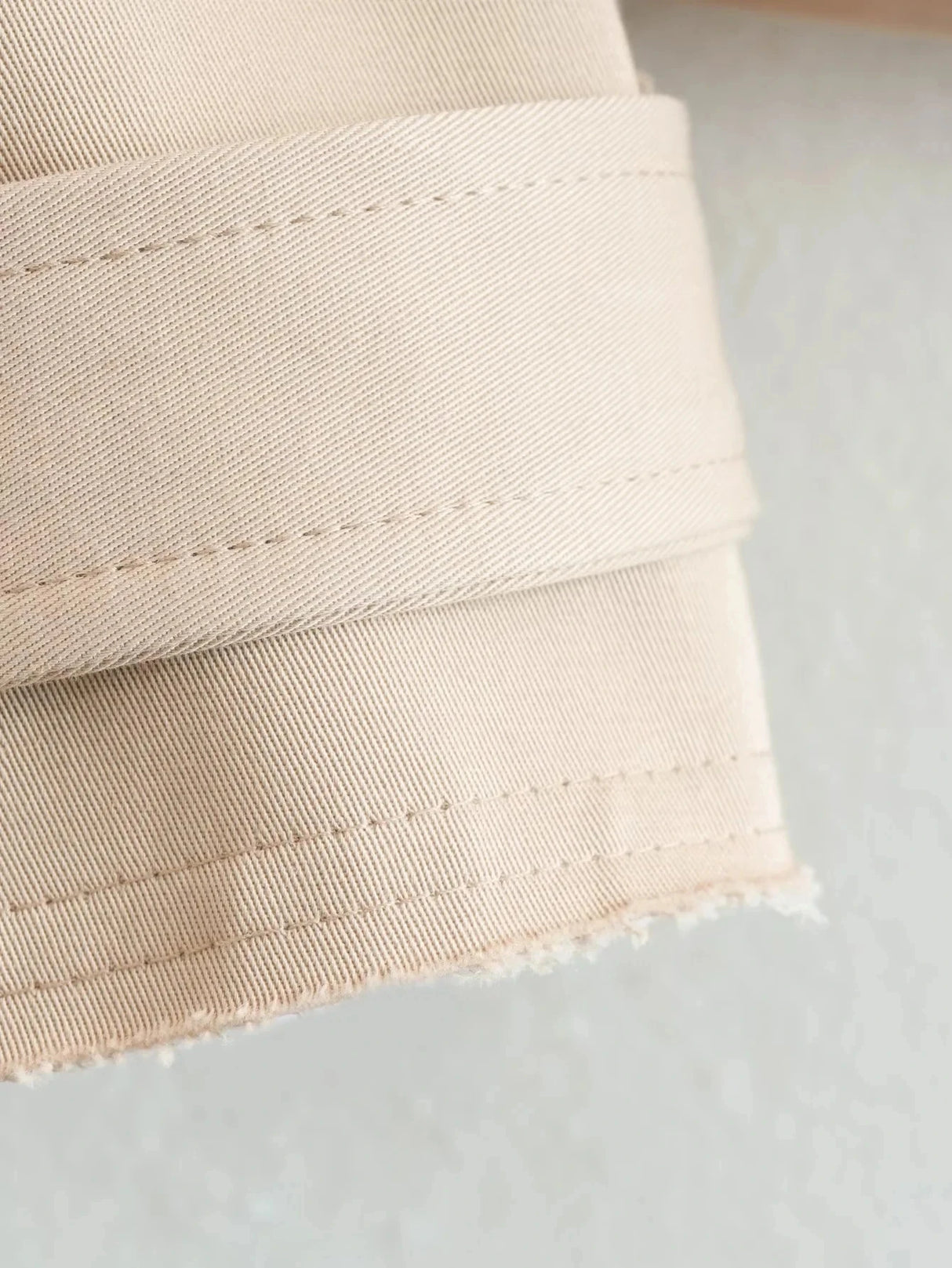 Vintage Cropped Belted Double Breasted Jacket