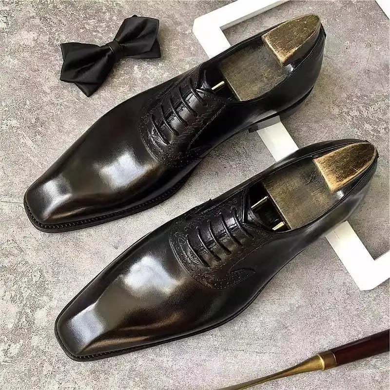 Men Formal Leather Oxford Shoes