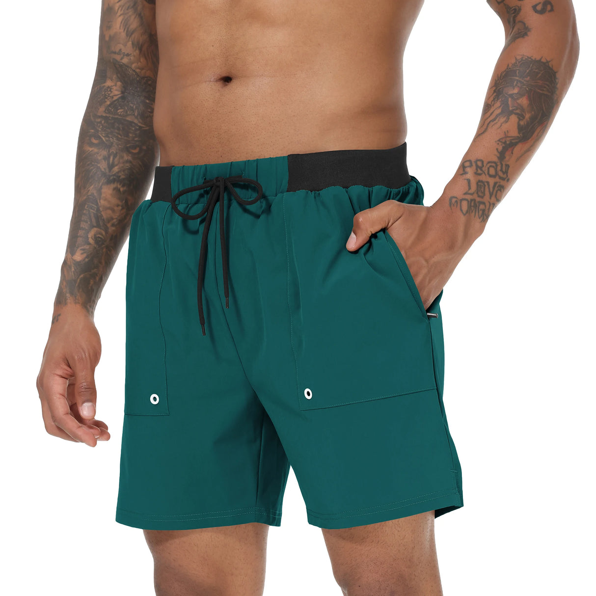 Men Quick Dry Swim Shorts