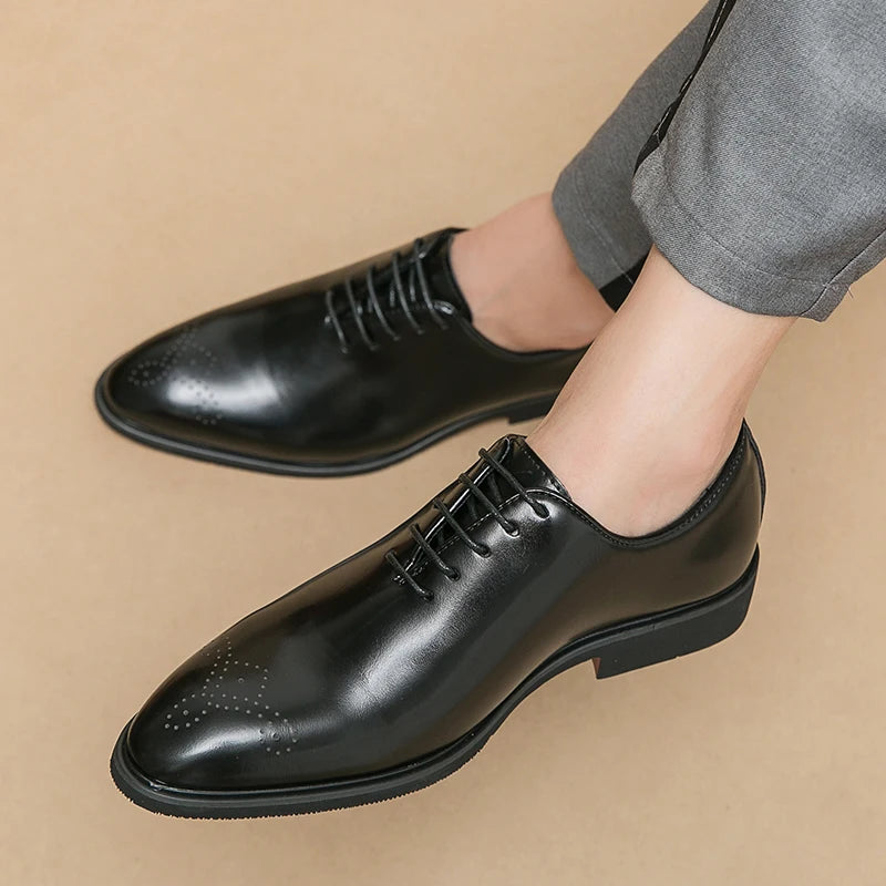 Men Luxury Wedding Oxford Shoes