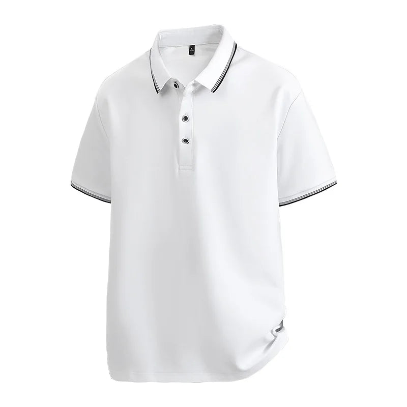 Men Oversize Cotton Golf Polo Shirt