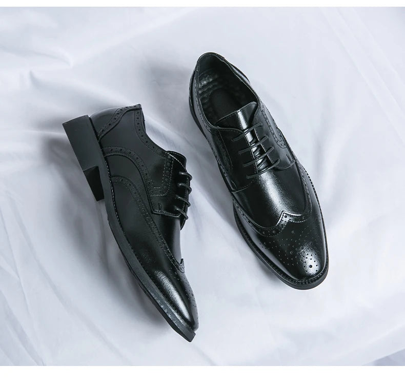 Men’s Full-Grain Leather Dress Shoes
