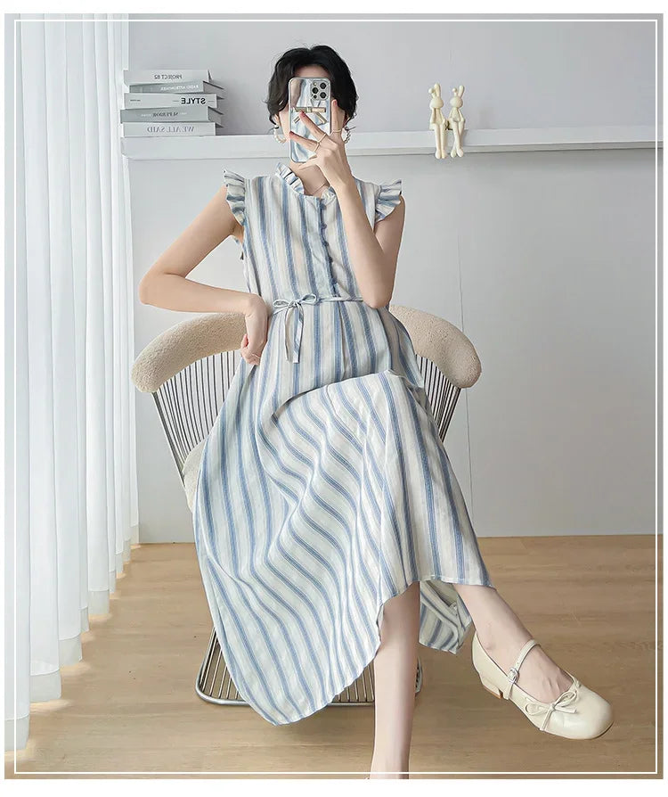 Short Sleeve Nursing Side-Open T-Shirt