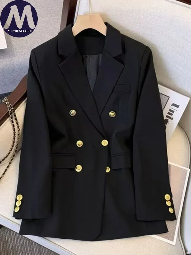 KStyle™ – Korean Slim Fit Blazer (Loose Fit, Temperament Ready, Spring/Fall Wear)